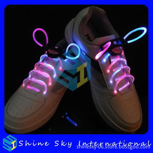 Contemporary Hot Sale Glowing Silicone Shoelaces